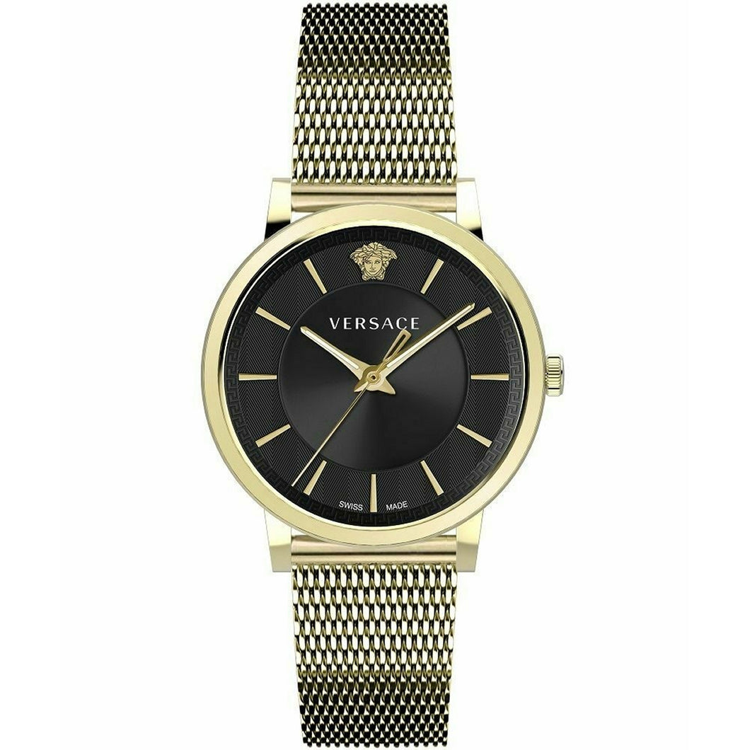 Versace Herren Uhr Armbanduhr Edelstahl V-Circle VE5A00920