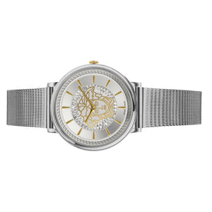 Versace Damen Uhr Armbanduhr V-Circle VE8102019 Edelstahl