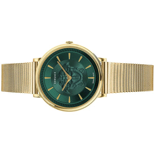 Versace Herren Uhr Armbanduhr Edelstahl V-Circle VE8102519