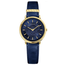 Laden Sie das Bild in den Galerie-Viewer, Versace Damen Uhr Armbanduhr V-Circle VE8103721 Leder