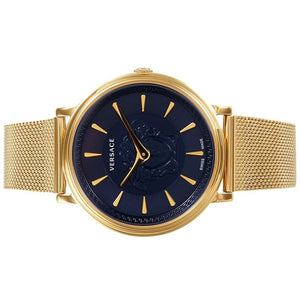 Versace Damen Uhr Armbanduhr V-Circle VE8104021 Edelstahl