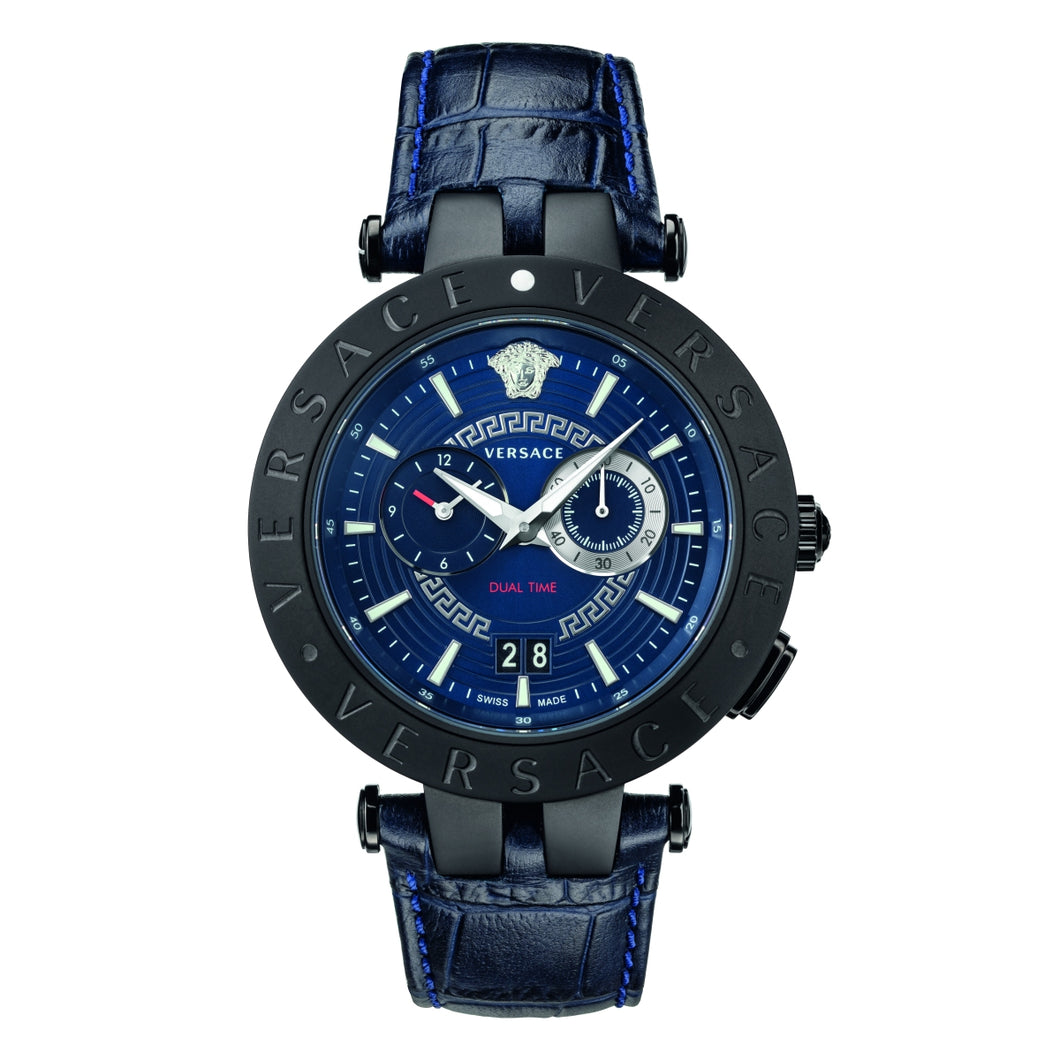 Versace Herren Uhr Armbanduhr V-Race VEBV00419 Leder