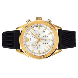 Versace Herren Uhr Armbanduhr Chronograph V-Chrono VEHB00219 Silikon