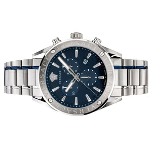 Versace Herren Uhr Armbanduhr Chronograph V-Chrono VEHB00519 Edelstahl