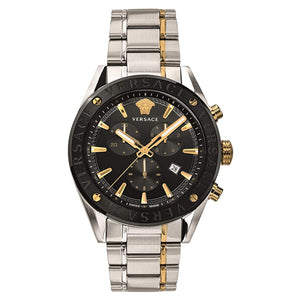 Versace Herren Uhr Armbanduhr Chronograph V-Chrono VEHB00619 Edelstahl