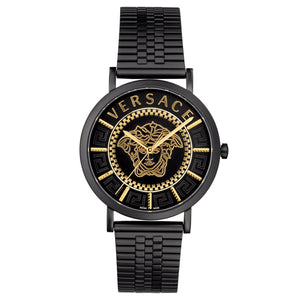 Versace Herren Uhr Armbanduhr V-ESSENTIAL VEJ400621 Edelstahl