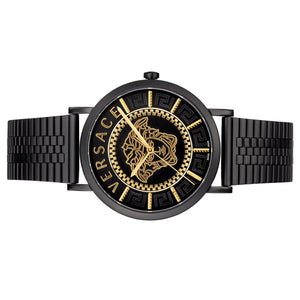 Versace Herren Uhr Armbanduhr V-ESSENTIAL VEJ400621 Edelstahl