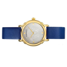Laden Sie das Bild in den Galerie-Viewer, Versace Damen Uhr Armbanduhr Leder Safety Pin VEPN00420