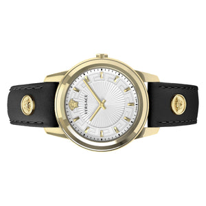 Versace Damen Uhr Armbanduhr Leder Greca VEPX01021