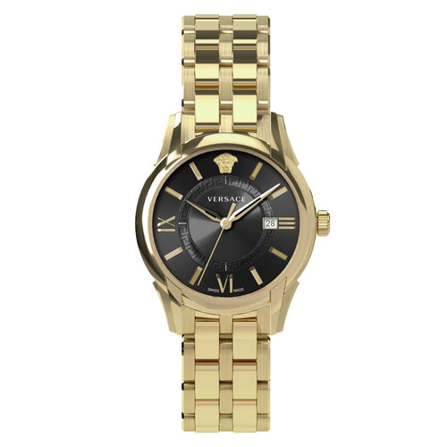Versace Herren Uhr Armbanduhr Edelstahl Apollo VEUA00820