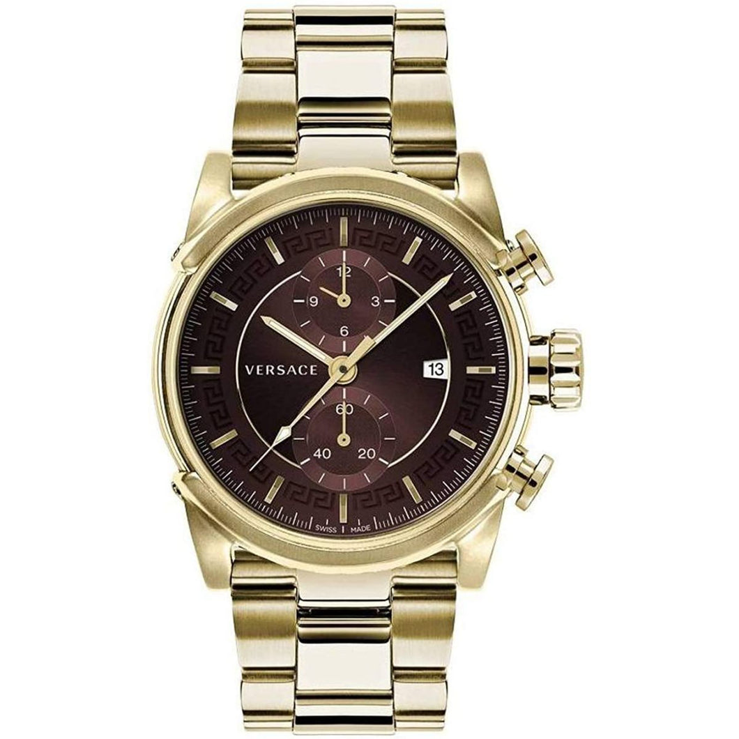 Versace Herren Uhr Armbanduhr Chronograph Urban VEV400619 Edelstahl