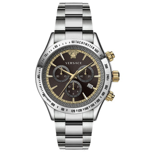 Versace Herren Uhr Armbanduhr Chronograph CHRONO CLASSIC VEV700419 Edelstahl