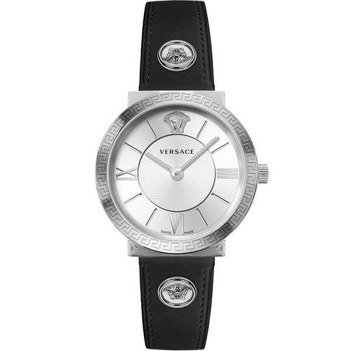 Versace Damen Uhr Armbanduhr Glamour Lady VEVE00119 Leder