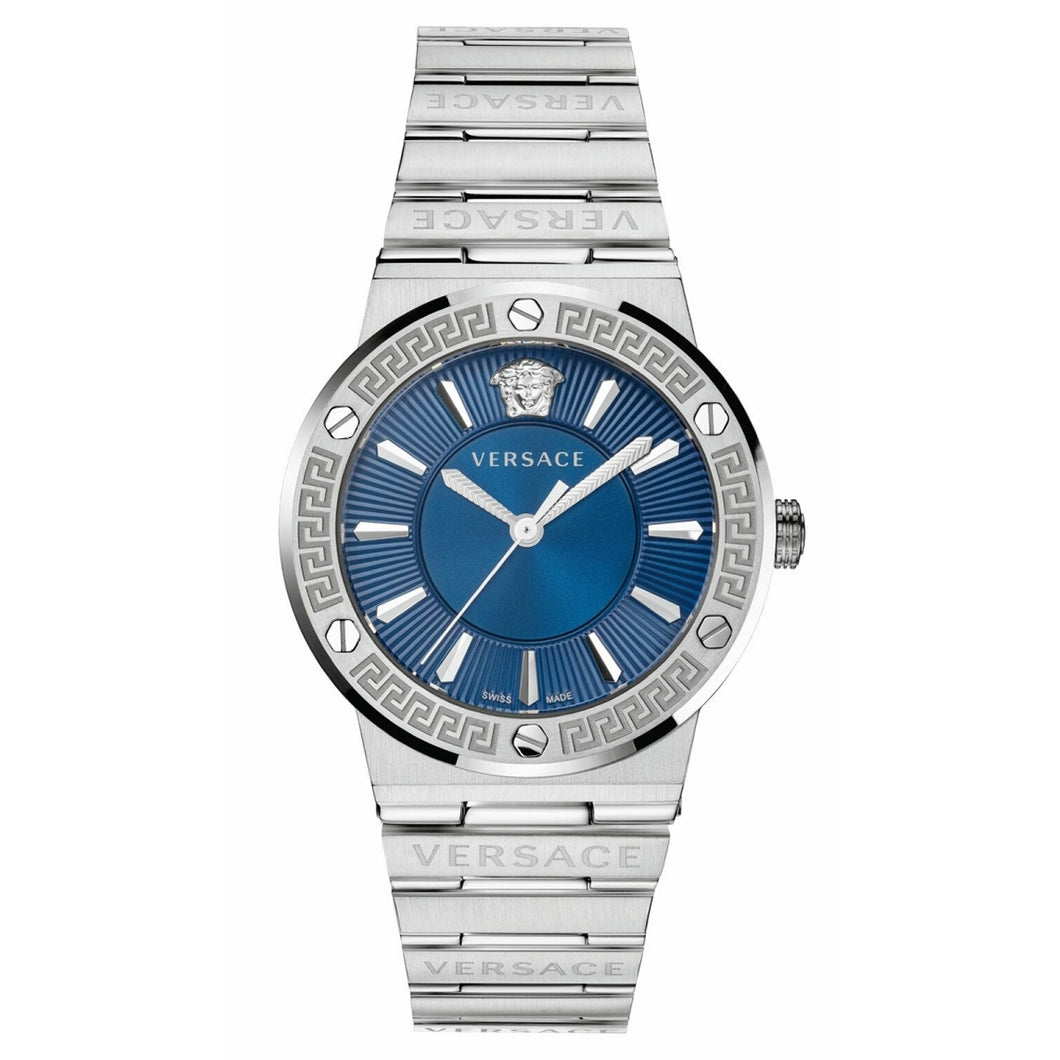 Versace Damen Uhr Armbanduhr Edelstahl Greca VEVH00520