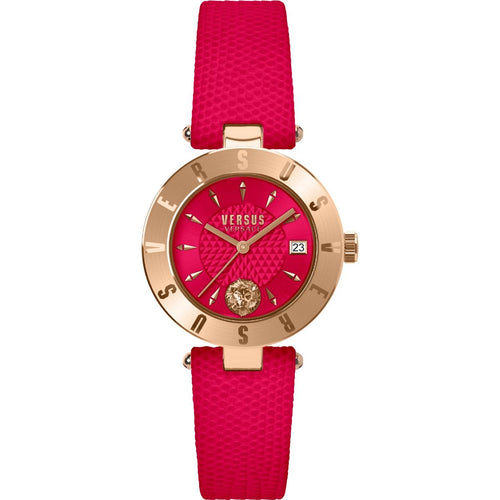Versus by Versace Damen Uhr Armbanduhr LOGO VSP772318 Leder