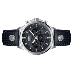 Versus by Versace Herren Uhr Armbanduhr Chrono Lion VSPBH2121 Leder