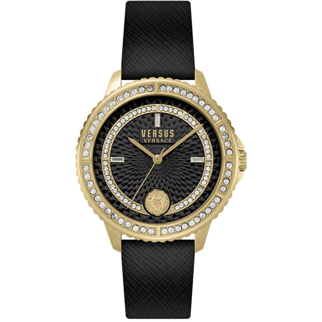 Versus by Versace Damen Uhr Armbanduhr MONTORGUEIL VSPLM3521 Leder