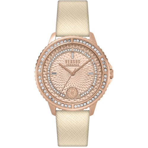 Versus by Versace Damen Uhr Armbanduhr MONTORGUEIL VSPLM3721 Leder