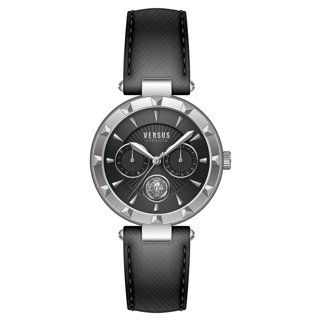 Versus by Versace Damen Uhr Armbanduhr Multifunktion Sertie N VSPOS2121 Leder