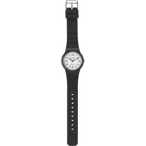 SINAR Jugenduhr Armbanduhr Analog Quarz Unisex Silikonband XB-18-1 Schwarz