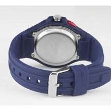 Laden Sie das Bild in den Galerie-Viewer, SINAR Jugenduhr Armbanduhr Analog Quarz Jungen Silikonband XB-37-2 blau rot