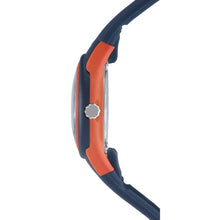 Laden Sie das Bild in den Galerie-Viewer, SINAR Jugenduhr Kinder Armbanduhr Analog Quarz Silikonband XB-47-12 blau orange