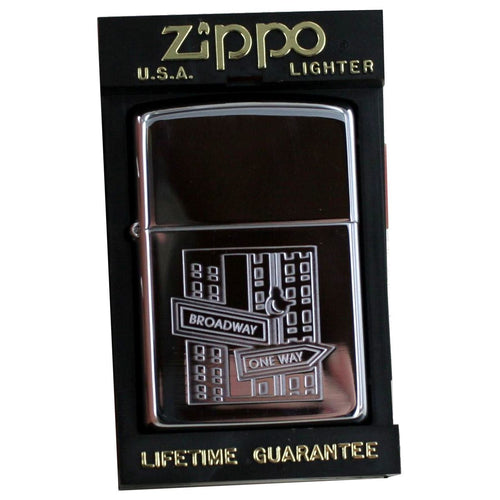 Zippo Feuerzeug Modell 250 / BROADWAY - ONE WAY