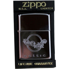 Laden Sie das Bild in den Galerie-Viewer, Zippo Feuerzeug Modell 250 Celtic Design Flowers silver