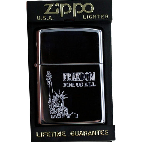 Zippo Feuerzeug Modell 250 FREEDOM FOR US ALL