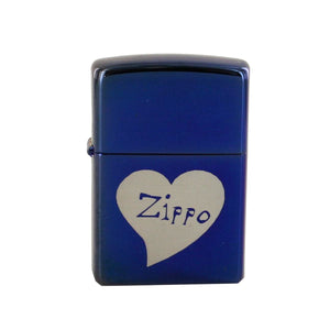 Zippo Feuerzeug  Modell Herz Zippo blau